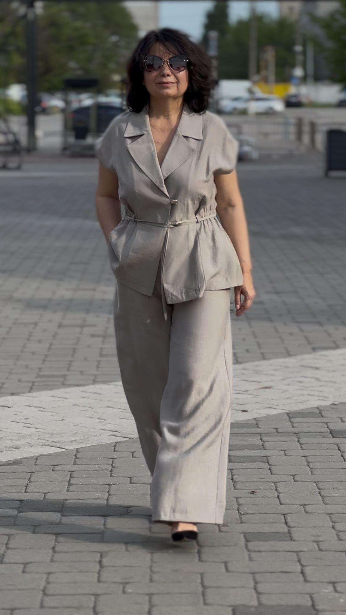 Demure Two-Piece Suit