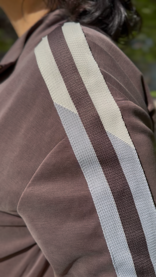 Premium silk knit suit