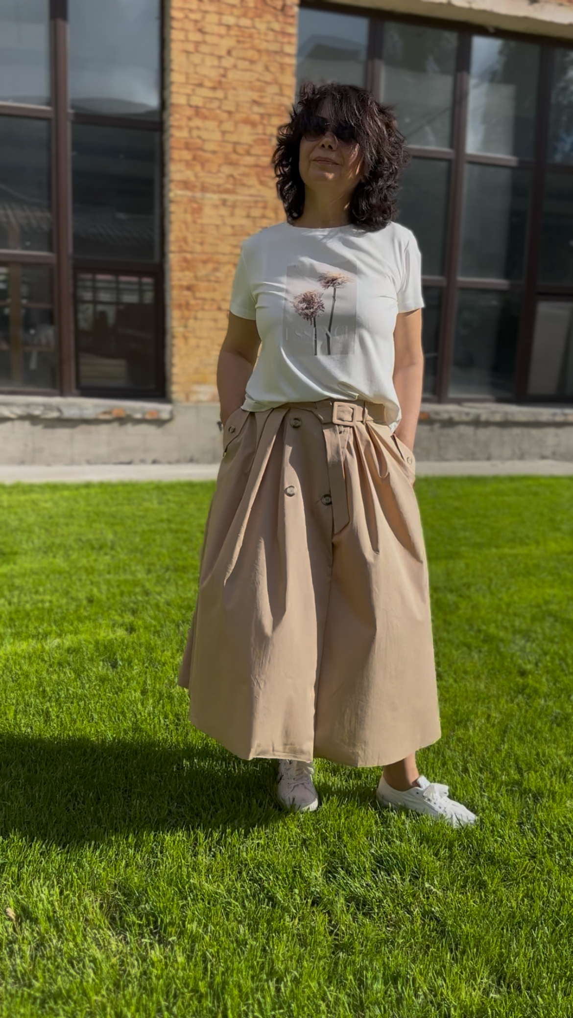 Two-piece set: skirt + t-shirt
